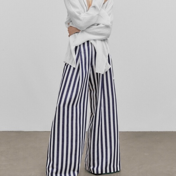 Massimo Dutti Striped Trousers NWT